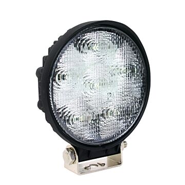 Custer WL18F 4 in Width Clear 1350 Round Floodlight LED Utility Work Light