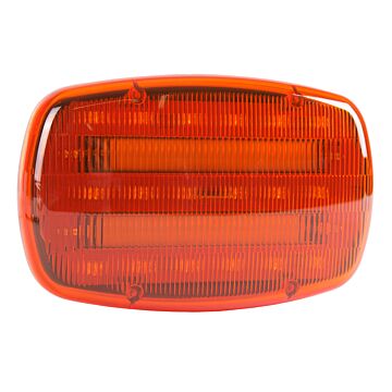 Custer HF18A-PHD 6-1/4 in Width x 4 in Height Amber 4 AA Heavy-Duty Magnetic LED Safety Light