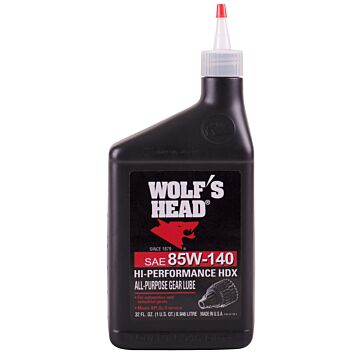 Wolf's Head 836-93156-56 1 qt High Performance All-Purpose Gear Lube
