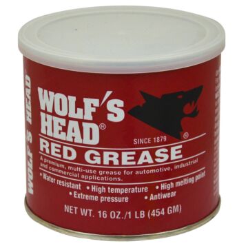 Wolf's Head 836-88306-93 1 lb Red Grease