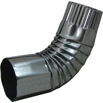 4" Round Corrugated Downspout Elbow