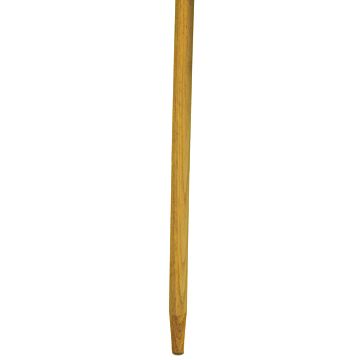 60" Long 1-1/8" Plain Wood Handle with Tapered Tip