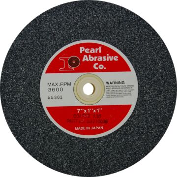 Pearl Abrasives Bench Wheels Alum Oxide, 7" x 1" x 1" - 7X1X1 A36 GENERAL PURPOSE