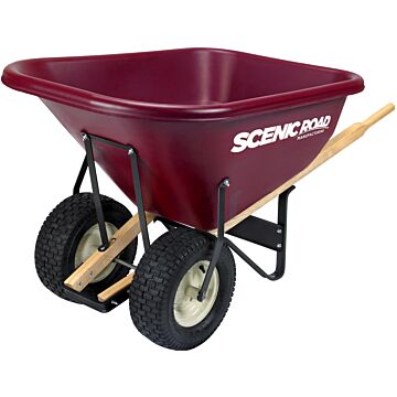 SCENIC ROAD™ M10-2T 10 cu-ft 800 lb Polyethylene Wheelbarrow