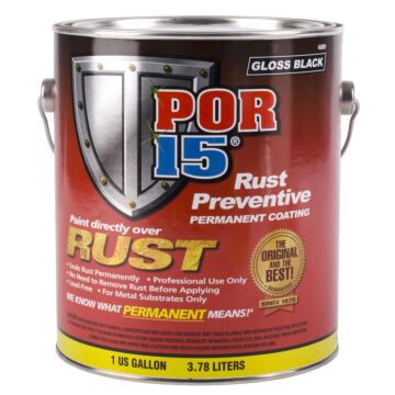 POR-15® 45001 1 gal Gloss Black Liquid Non-Porous Rust Preventive Coating