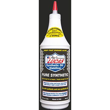 Lucas Oil Products 10130 1 qt Liquid Clear Pure Synthetic Oil Stabilizer