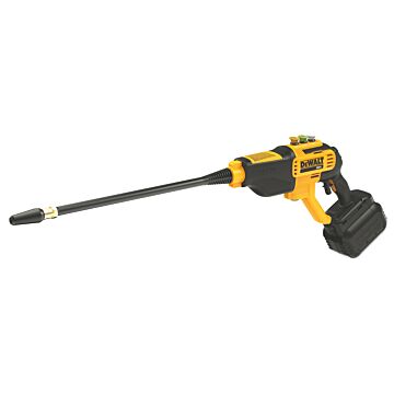Stanley Black & Decker 550 psi (1) DCPW550 Power Cleaner (1) Long wand with quick connect (1) Turbo nozzle (1) 15 deg Nozzle (1) 25 deg Nozzle (1) 40 deg Nozzle (1) Soap bottle (1) Suction hose (1) Quick connect hose adaptor (1) Storage bag Pressure Washe