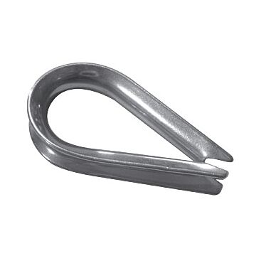 1/4 in Stainless Steel Standard Duty Wire Rope Thimble