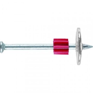 0.145 in 2-1/2 in Zinc Plated Powder Drive Pin