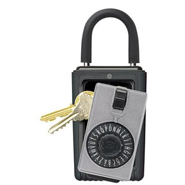 GE Steel 2-1/2 in Dial Portable Lock Key Safe