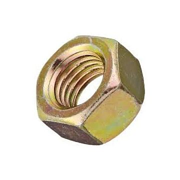 BBI 10 mm UNC Steel Yellow Zinc Hex Nut