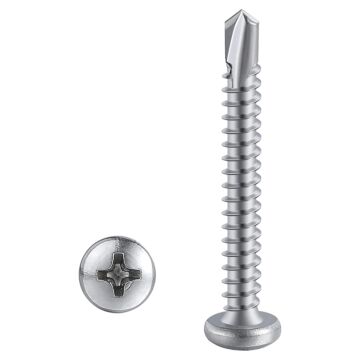 #12 1 in Stainless Steel Self Drilling Screw
