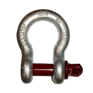 3/16 in 0.33 ton Hot Dipped Galvanized Screw Pin Anchor Shackle