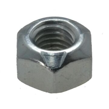 #10 UNC Steel Zinc Plated Lock Nut