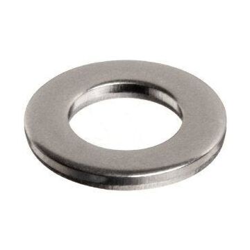 Star Stainless 3/8 in Stainless Steel Finish Plain Flat Washer