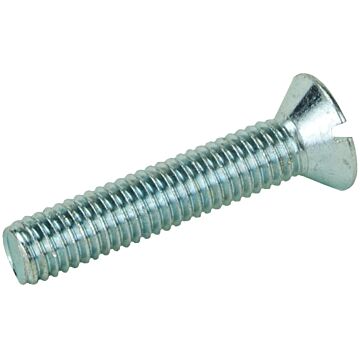 3/8 in 2 in Flat Head Slotted Stove Bolt
