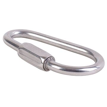 1/4" Pear Link Stainless