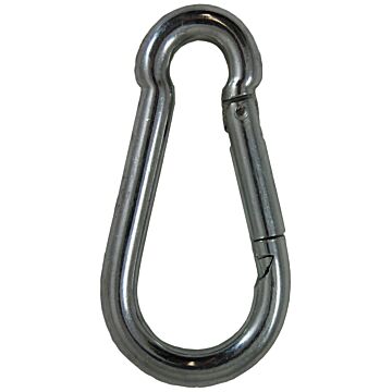 1/4 in 260 lb Bright Zinc Plated Spring Hook