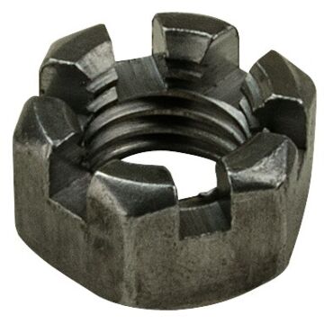 3/4-10 UNC Steel Zinc Plated Slotted Nut