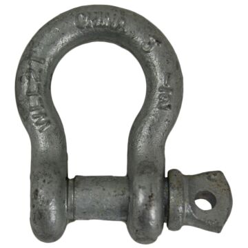 5/16" screw pin shackle{GALV.}