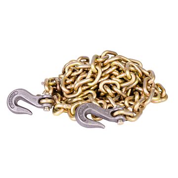 3/8 in 20 ft Yellow Zinc Transport Chain