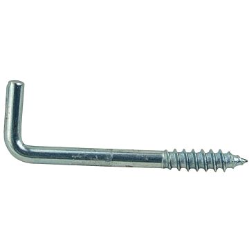 0.192 in 2-5/8 in Zinc Plated Square Bend Hook