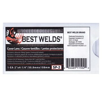 Best Welds Clear 70% CR-39 Plastic Scratch/Static Resistant Cover Lens