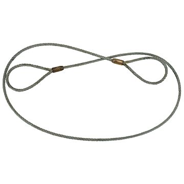1/2 in 8 ft Flemish Eye-To-Eye Wire Rope Sling