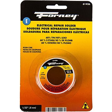Forney 4 oz 1/32 in Silvery White Rosin Core Electrical Repair Solder Wire
