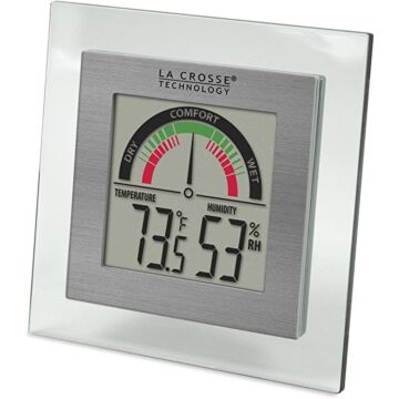 La Crosse 32 to 122 deg F Indoor Comfort Level Thermometer