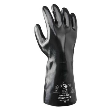 SHOWA #10 Neoprene Black Chemical Resistant Gloves