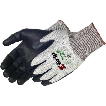 Z-Grip M High Density Polyurethane Black/Salt-and Pepper Cut Resistant Gloves