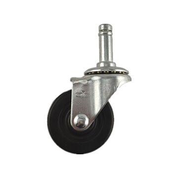 World Casters & Equipment Manufacturing 100 lb 2 in Soft Rubber Swivel Caster