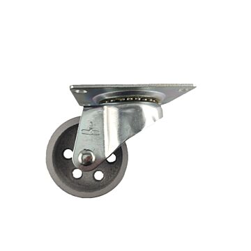 World Casters & Equipment Manufacturing 250 lb 3 in Steel Swivel Caster