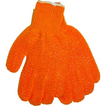 PVC Coated String Knit Glove (L)