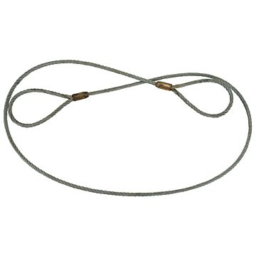 1/2 in 10 ft Flemish Eye-To-Eye Wire Rope Sling