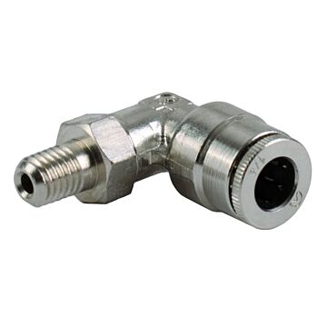 Adapter 1/4-28m x 1/4"tube 90 sw