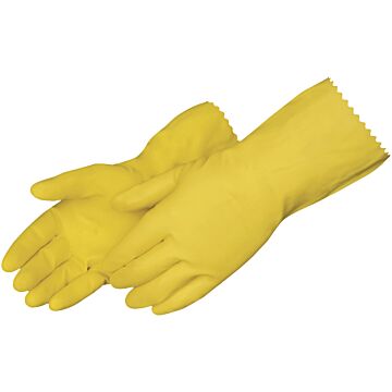 L Latex Yellow Chemical Resistant Gloves