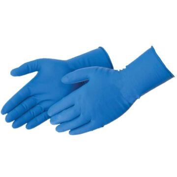 L Latex Blue Examination Disposable Gloves