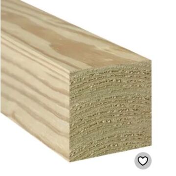 6" x 6" x 8 ft Treated Lumber