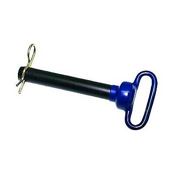 1-1/4 in Pin Diameter x 7 in Usable Length Size Alloy Steel Powder Coated Blue Head Hitch Pin