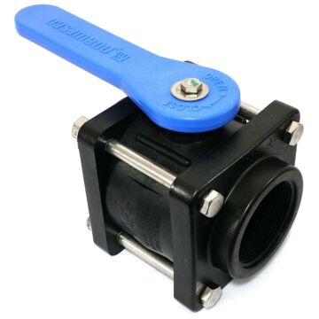 Norwesco 3/4 in FNPT x FNPT Connection Type Full Port Type Bolted Ball Valve