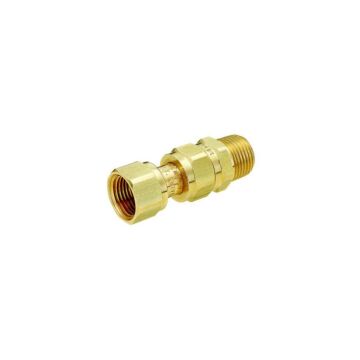 TeeJet 1/4 to 1/2 NPT or BSPT Connection Size 1000 psi 180 Deg F In-Line Swivel