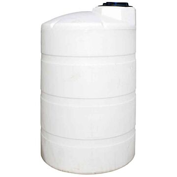1000 gal Polyethylene White Vertical Storage Tank