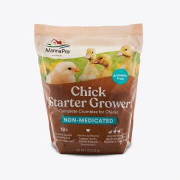 5 lb Size Chick Starter Grower Non-Medicated Crumble
