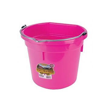 20 qt Polyethylene Hot Pink Animal Feed Bucket