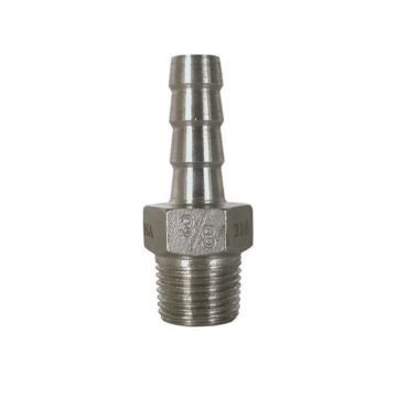 1 in MPT x 1 in Barb Male Thread Adapter