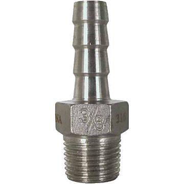 3/8 in MPT x 1/2 in Barb Male Thread Adapter