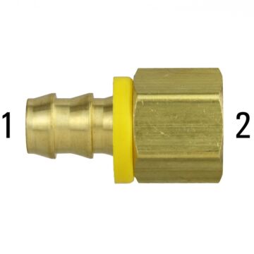 3/4 in FPT x 3/4 in Barb Threaded Female Straight Adapter