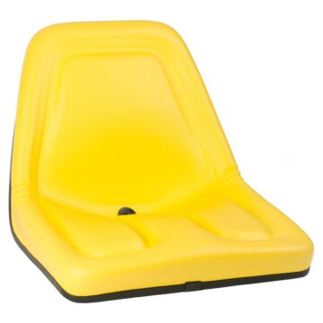 18 in Length 19.25 in 3.25 in, 15.25 in Tractor Seat Yellow